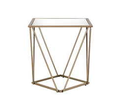 Mesa auxiliar cuadrada Fogya de 22" de largo