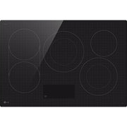  LG 30-inch Built-in Smart Electric Cooktop with 5 elements CBEW3017BE IMAGE 1