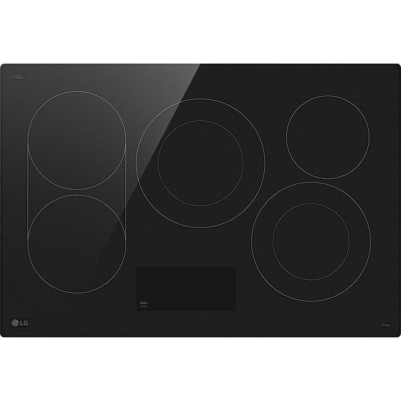 LG 30-inch Built-in Smart Electric Cooktop with 5 elements CBEW3017BE