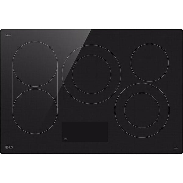 LG 30-inch Built-in Smart Electric Cooktop with 5 elements CBEW3017BE