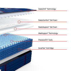  Sealy Albany II Tight Top Firm Mattress (Split California King) IMAGE 3