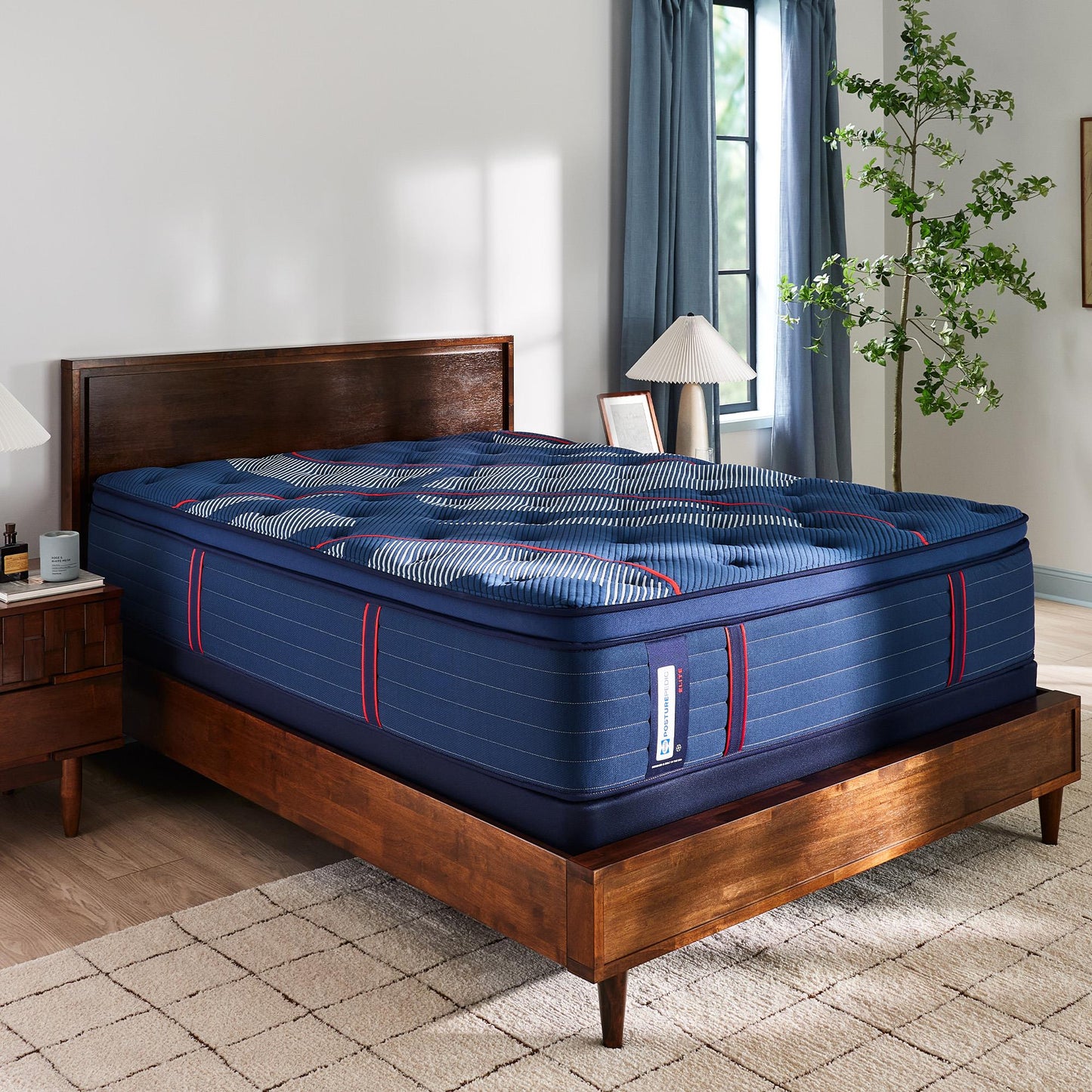  Sealy Brenham II Euro Pillow Top Medium Mattress (Split California King) IMAGE 1
