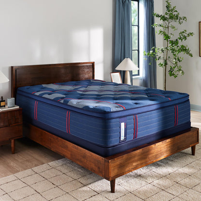  Sealy Brenham II Euro Pillow Top Medium Mattress (Split California King) IMAGE 1