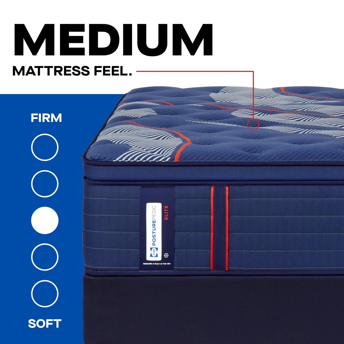  Sealy Brenham II Euro Pillow Top Medium Mattress (Split California King) IMAGE 2