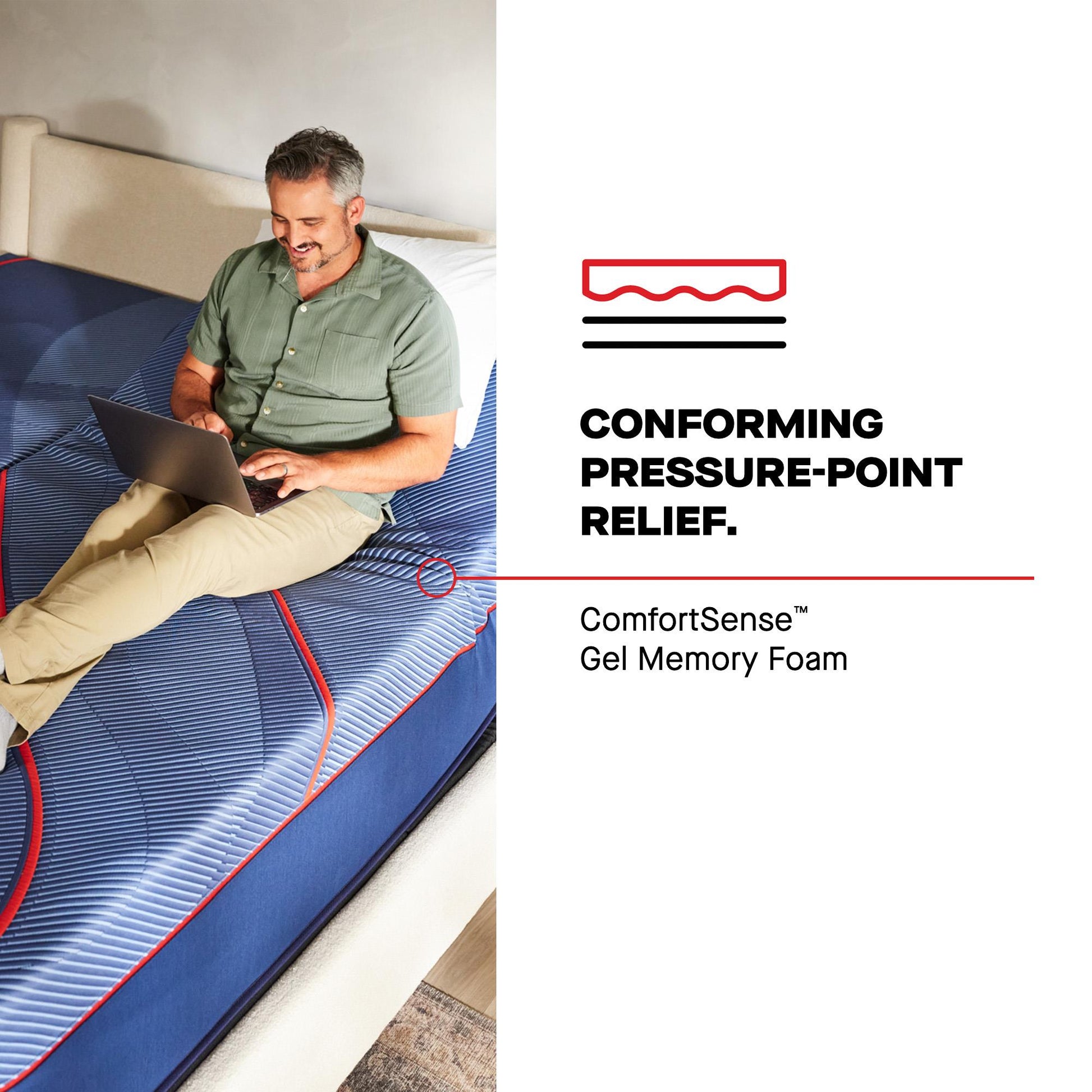  Sealy Brenham II Firm Mattress (Split California King) IMAGE 6
