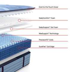  Sealy Dupont II Tight Top Medium Mattress (Split California King) IMAGE 3