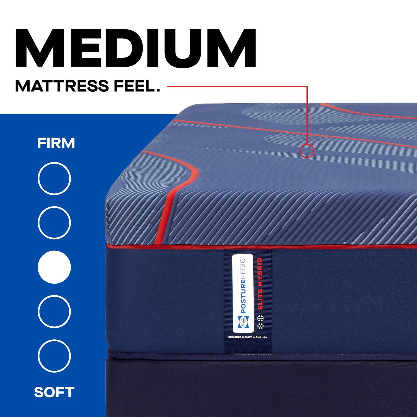  Sealy High Point II Medium Mattress (Split California King) IMAGE 2