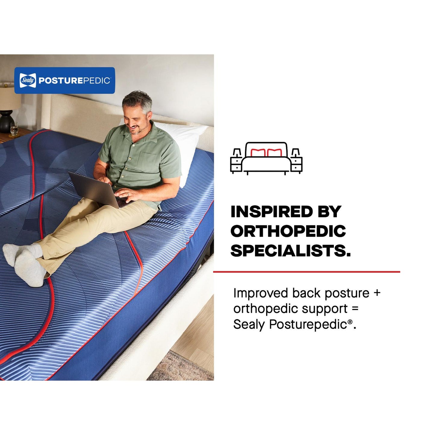  Sealy Medina II Tight Top Soft Mattress (Split California King) IMAGE 17