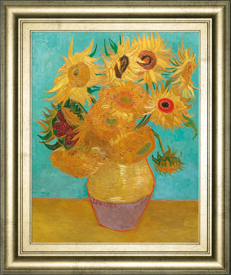 Still Life Vase With Twelve Sunflowers, January 1889 By Vincent Van Gogh