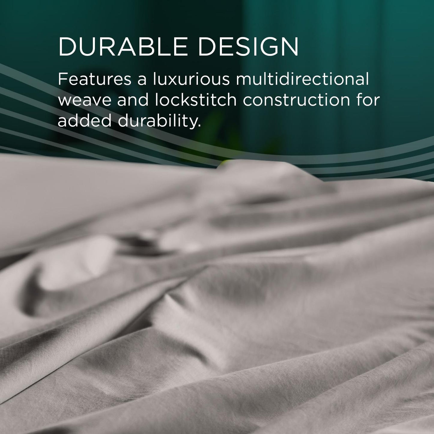  Tempur-Pedic TEMPUR-Adapt Luxe Egyptian Cotton Sheets - Graphite (Split California King) IMAGE 16