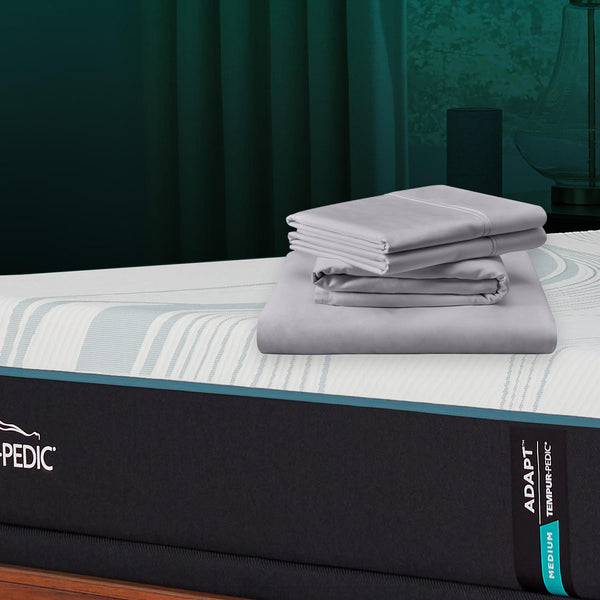 Tempur-Pedic TEMPUR-Adapt Luxe Egyptian Cotton Sheets - Graphite (Twin)