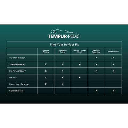  Tempur-Pedic TEMPUR-Adapt Luxe Egyptian Cotton Sheets - Graphite (King) IMAGE 11
