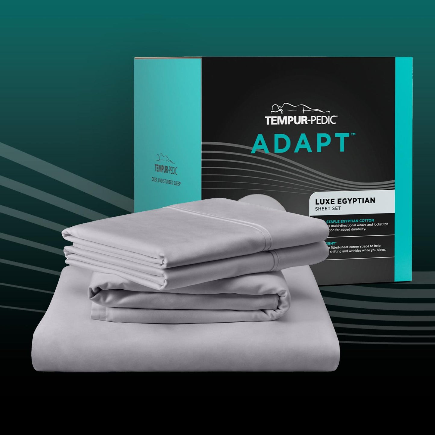  Tempur-Pedic TEMPUR-Adapt Luxe Egyptian Cotton Sheets - Graphite (King) IMAGE 18