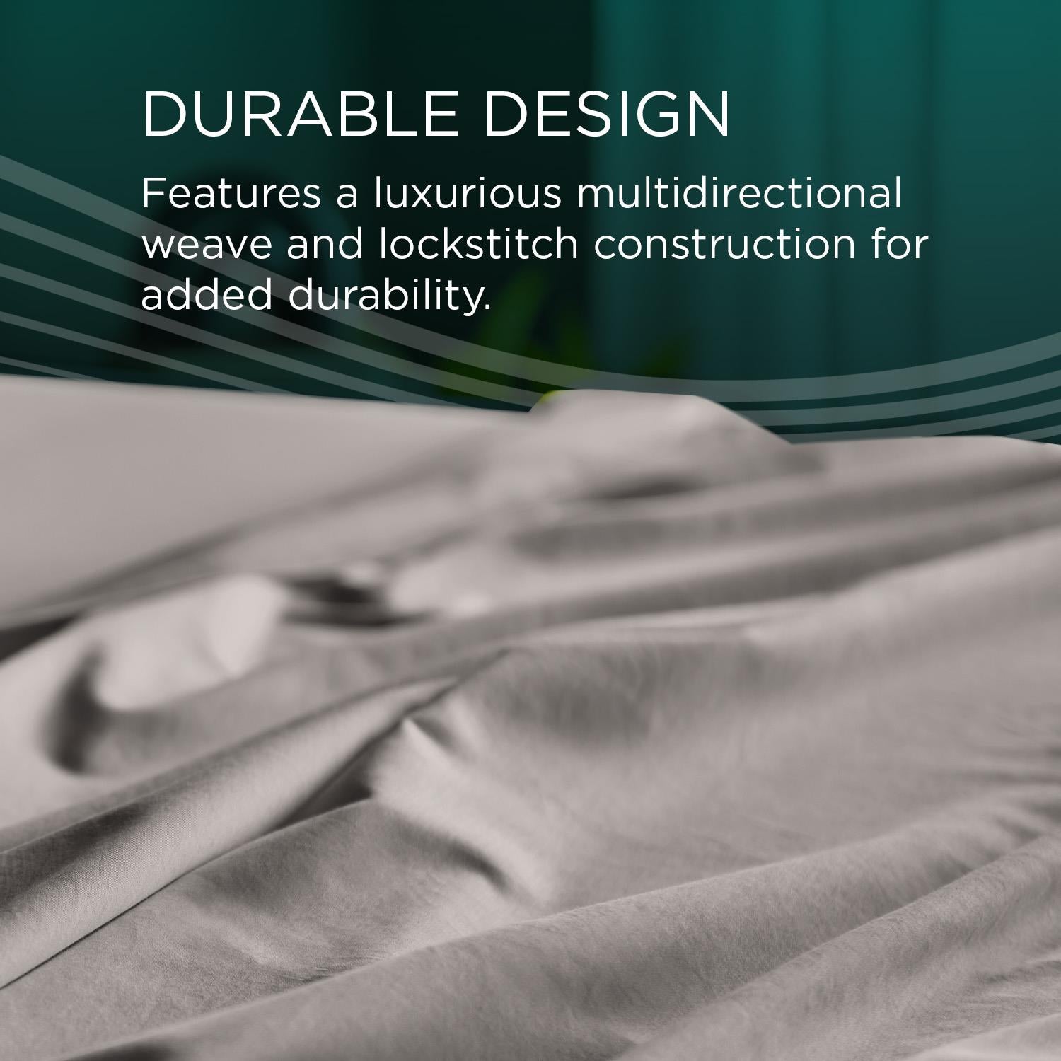  Tempur-Pedic TEMPUR-Adapt Luxe Egyptian Cotton Sheets - Graphite (Queen) IMAGE 15