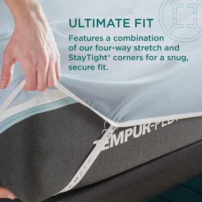  Tempur-Pedic TEMPUR-Adapt Luxe Egyptian Cotton Sheets - Sleepy Blue (Full) IMAGE 18