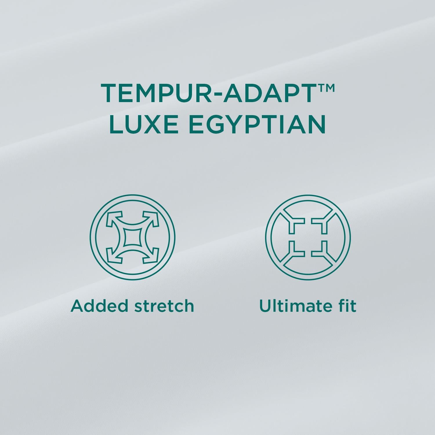  Tempur-Pedic TEMPUR-Adapt Luxe Egyptian Cotton Sheets - White (Full) IMAGE 11