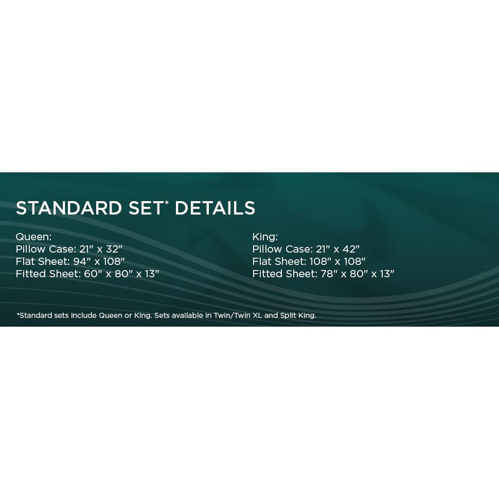  Tempur-Pedic TEMPUR-Adapt Luxe Egyptian Cotton Sheets - White (King) IMAGE 16