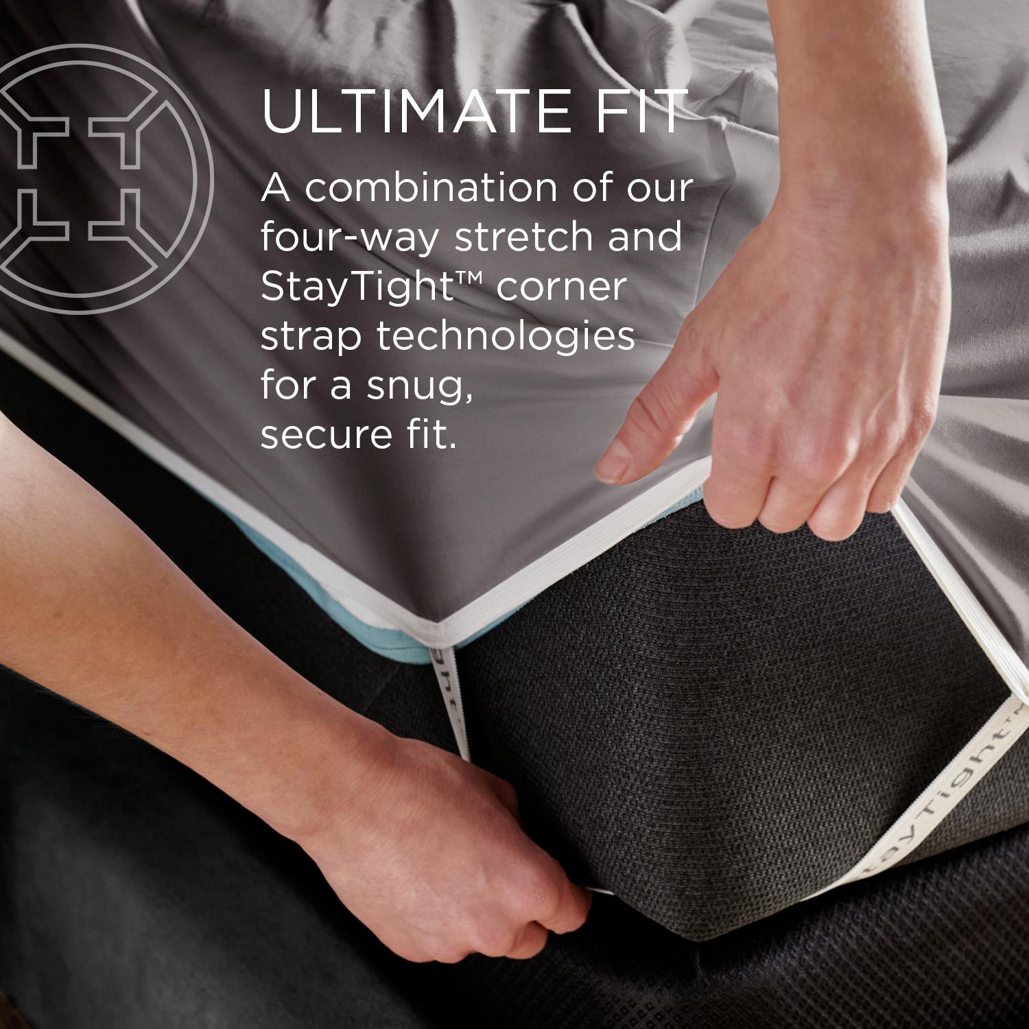  Tempur-Pedic TEMPUR breeze cooling Sheet Set Graphite (Split California King) IMAGE 12