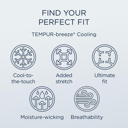  Tempur-Pedic TEMPUR breeze cooling Sheet Set Graphite (Split California King) IMAGE 13