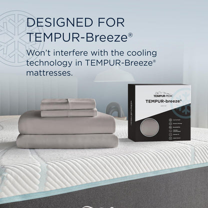  Tempur-Pedic TEMPUR breeze cooling Sheet Set Graphite (Twin) IMAGE 9