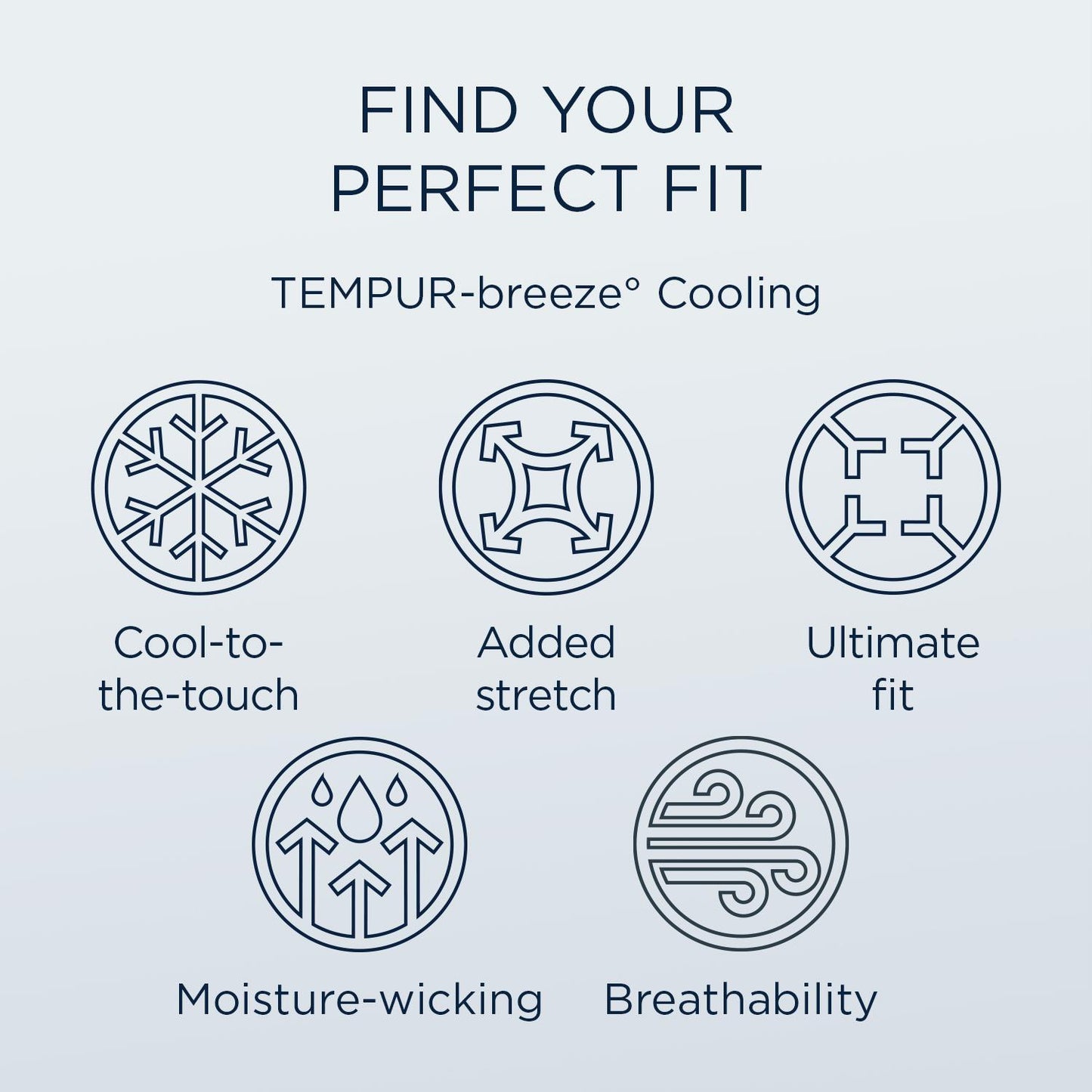  Tempur-Pedic TEMPUR breeze cooling Sheet Set Graphite (Queen) IMAGE 13