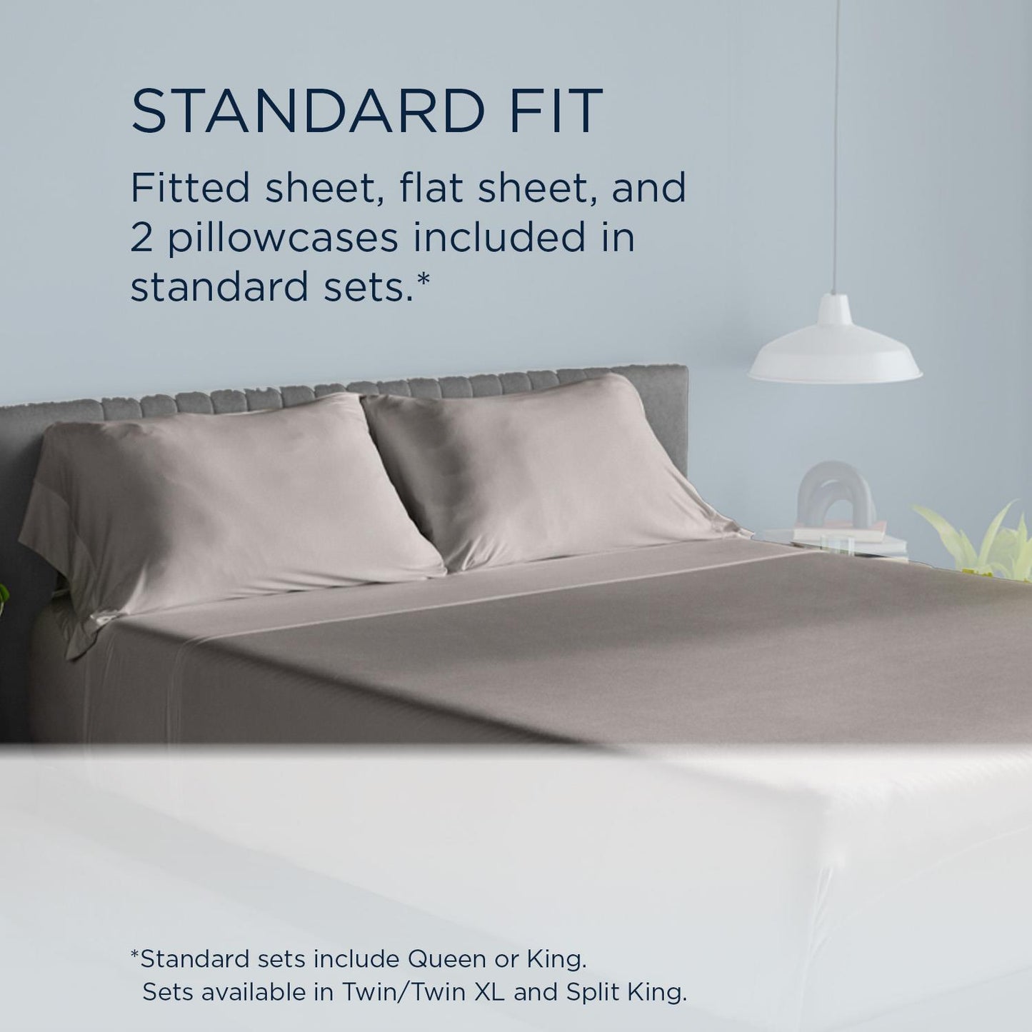  Tempur-Pedic TEMPUR breeze cooling Sheet Set Graphite (Full) IMAGE 11