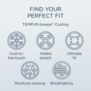  Tempur-Pedic TEMPUR breeze cooling Sheet Set Graphite (Split King) IMAGE 13