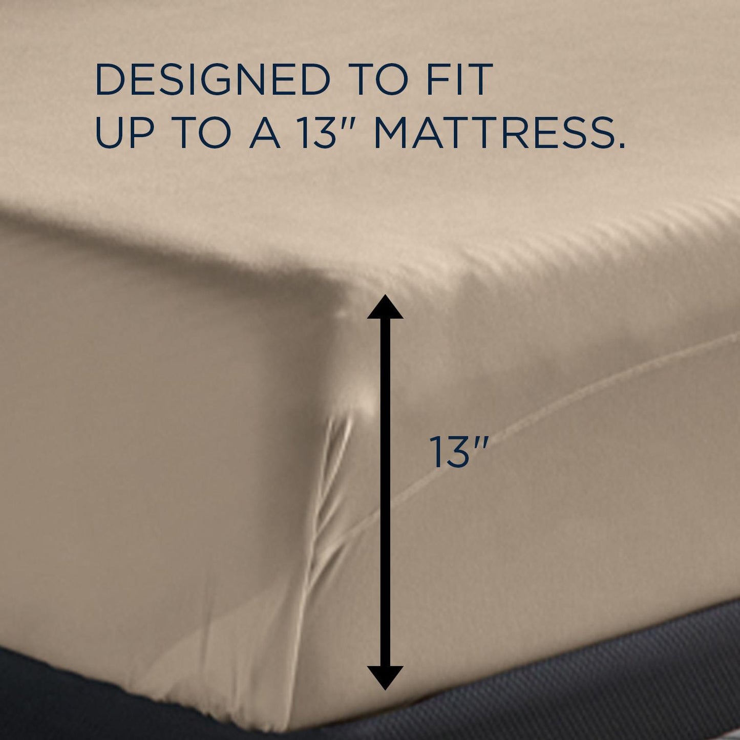  Tempur-Pedic TEMPUR breeze cooling Sheet Set Sandstone (Twin) IMAGE 4