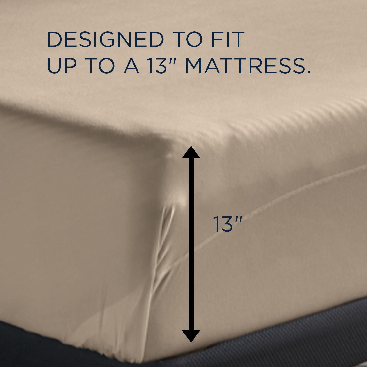  Tempur-Pedic TEMPUR breeze cooling Sheet Set Sandstone (Queen) IMAGE 4