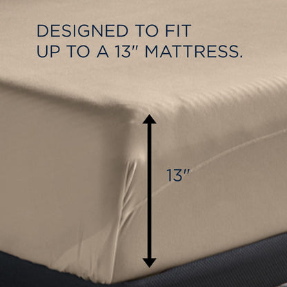  Tempur-Pedic TEMPUR breeze cooling Sheet Set Sandstone (Queen) IMAGE 4