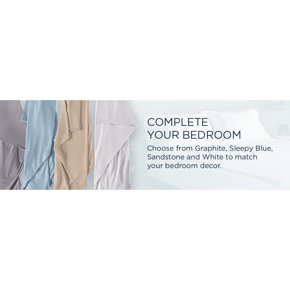  Tempur-Pedic TEMPUR breeze cooling Sheet Set Sleepy Blue (Queen) IMAGE 18