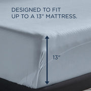 Tempur-Pedic TEMPUR breeze cooling Sheet Set Sleepy Blue (Twin XL) IMAGE 4