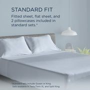  Tempur-Pedic TEMPUR breeze cooling Sheet Set Sleepy Blue (Full) IMAGE 10