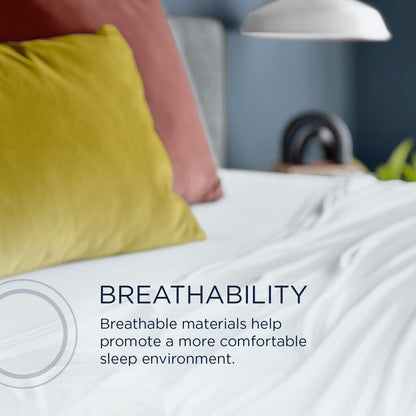  Tempur-Pedic TEMPUR breeze cooling Sheet Set White (Twin XL) IMAGE 8