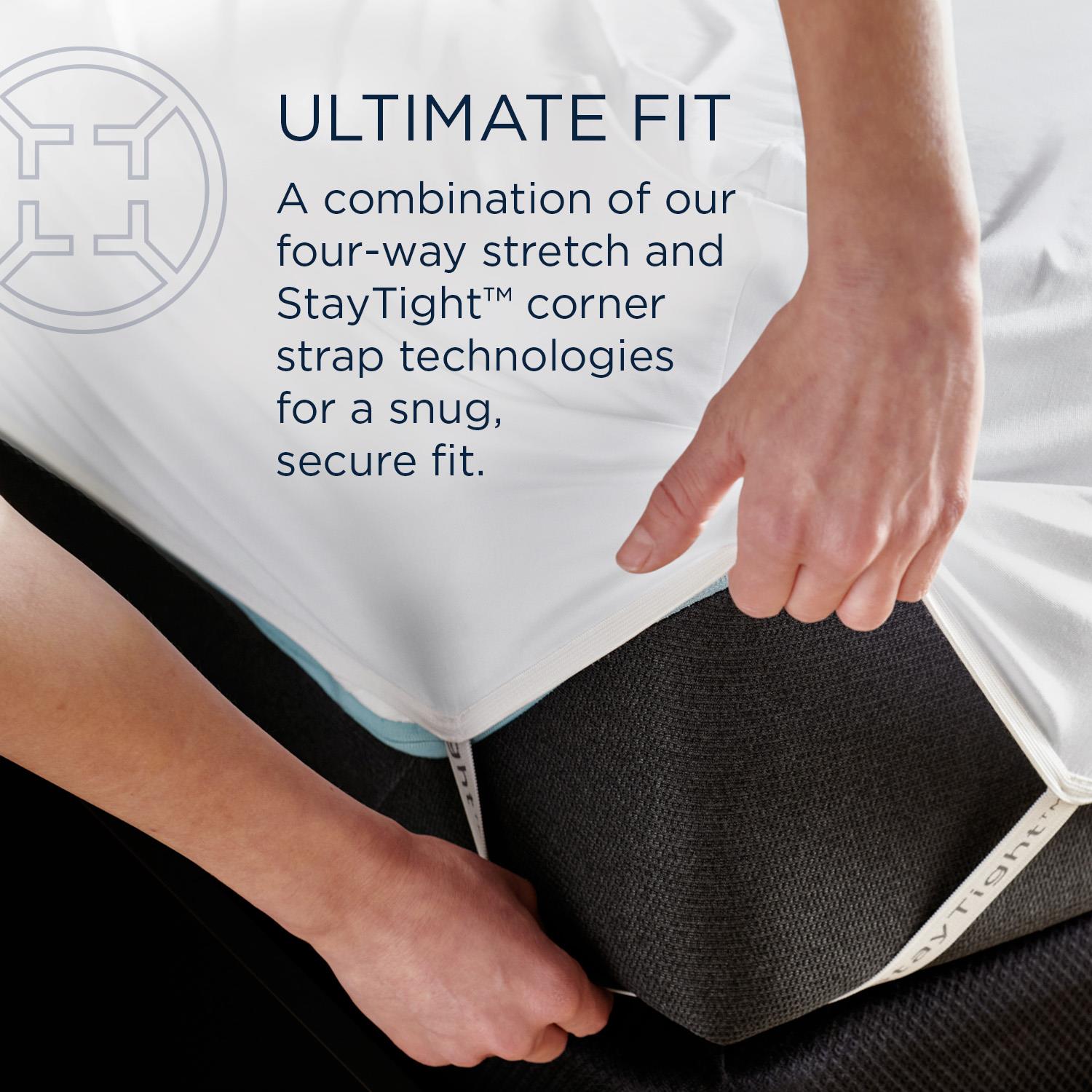  Tempur-Pedic TEMPUR breeze cooling Sheet Set White (Split California King) IMAGE 13