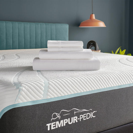  Tempur-Pedic TEMPUR Classic Cotton Sheet Set Cool Gray (Twin) IMAGE 1