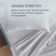  Tempur-Pedic TEMPUR Classic Cotton Sheet Set Cool Gray (Split California King) IMAGE 7