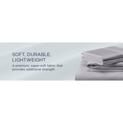  Tempur-Pedic TEMPUR Classic Cotton Sheet Set Cool Gray (Split King) IMAGE 16