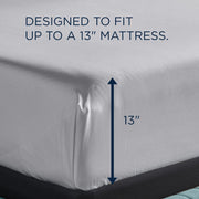  Tempur-Pedic TEMPUR Classic Cotton Sheet Set Cool Gray (California King ) IMAGE 3