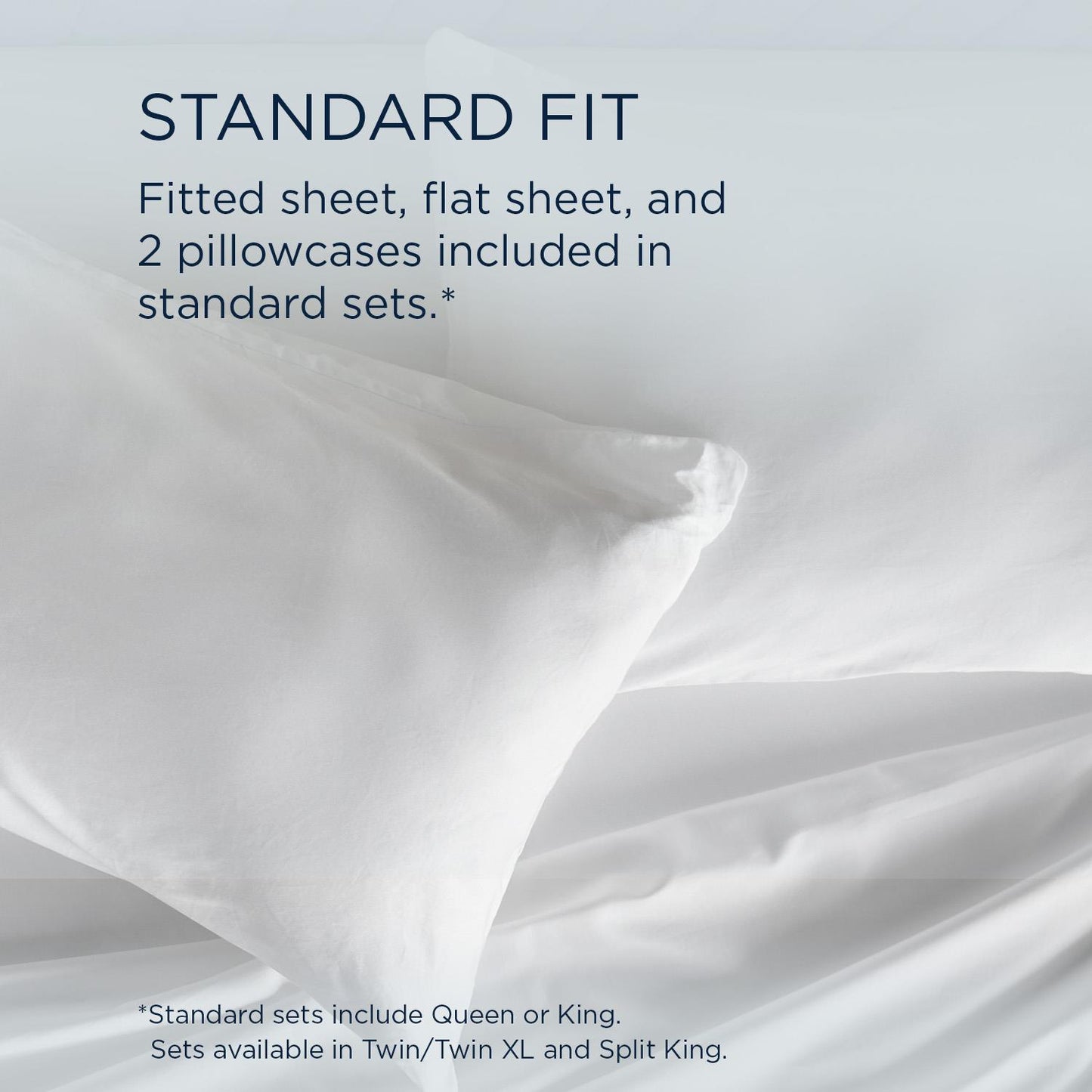  Tempur-Pedic TEMPUR Classic Cotton Sheet Set Cool Gray (King) IMAGE 11