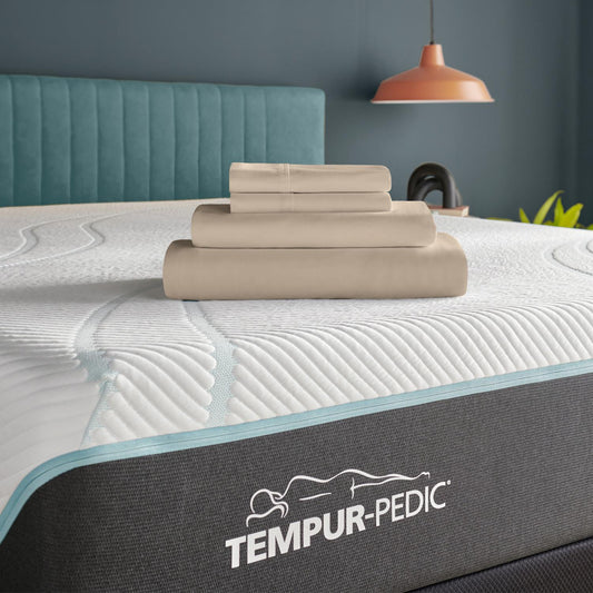  Tempur-Pedic TEMPUR Classic Cotton Sheet Set Sandstone (Twin XL) IMAGE 1