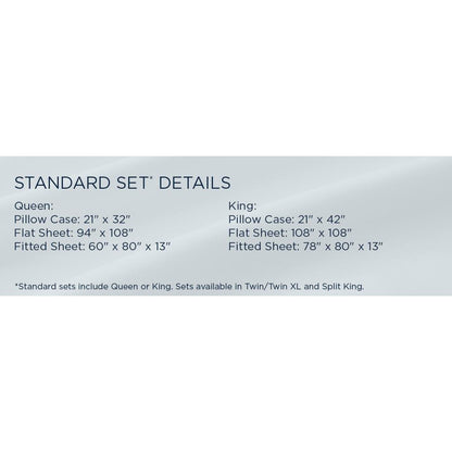  Tempur-Pedic TEMPUR Classic Cotton Sheet Set Sandstone (California King ) IMAGE 19