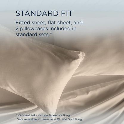  Tempur-Pedic TEMPUR Classic Cotton Sheet Set Sandstone (Split California King) IMAGE 11
