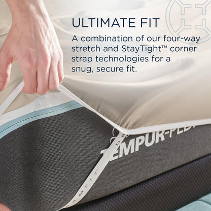  Tempur-Pedic TEMPUR Classic Cotton Sheet Set Sandstone (Split California King) IMAGE 9