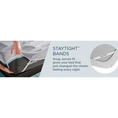  Tempur-Pedic TEMPUR Classic Cotton Sheet Set Sleepy Blue (Split King) IMAGE 18