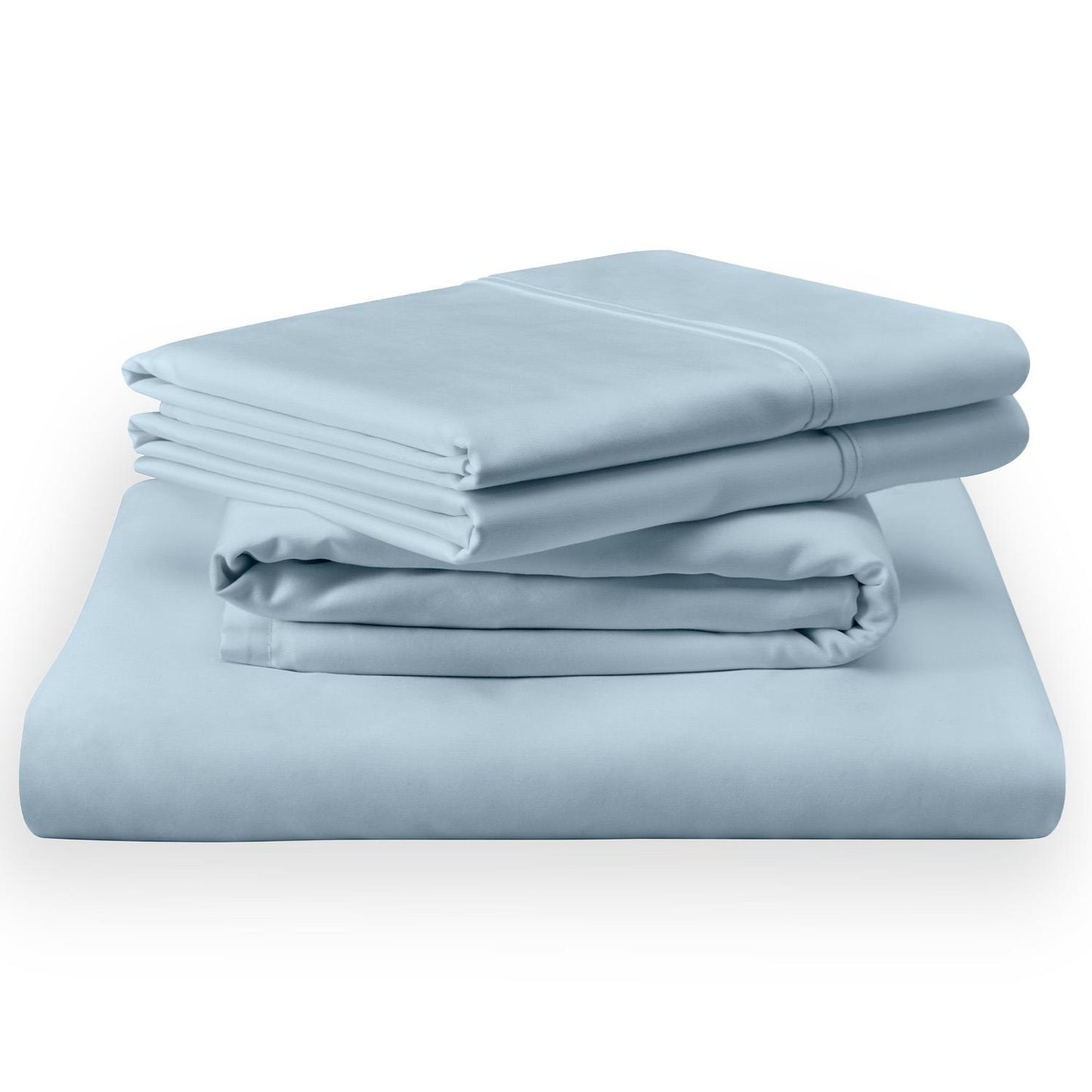  Tempur-Pedic TEMPUR Classic Cotton Sheet Set Sleepy Blue (Split King) IMAGE 2