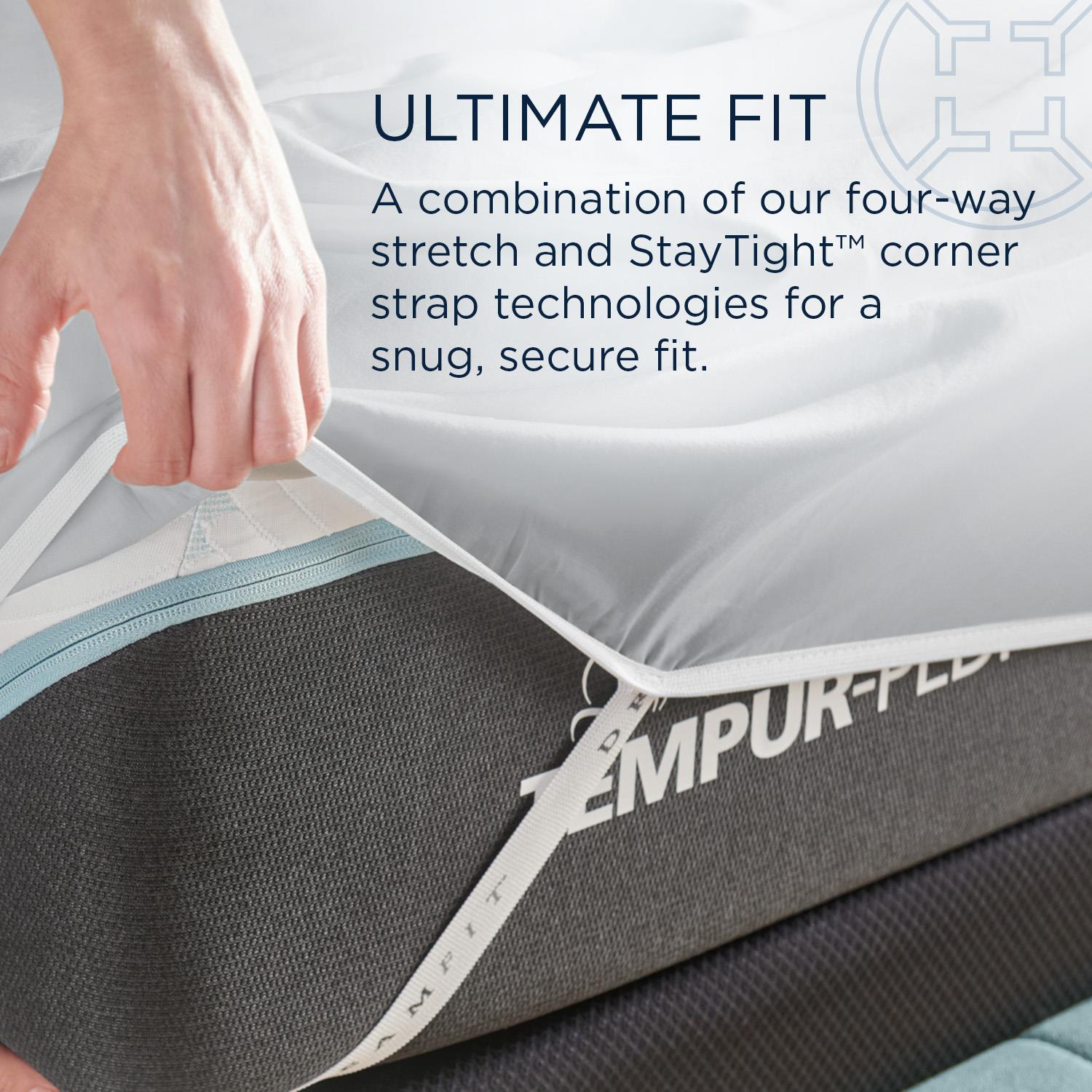  Tempur-Pedic TEMPUR Classic Cotton Sheet Set Sleepy Silver Mist (Split California King) IMAGE 9