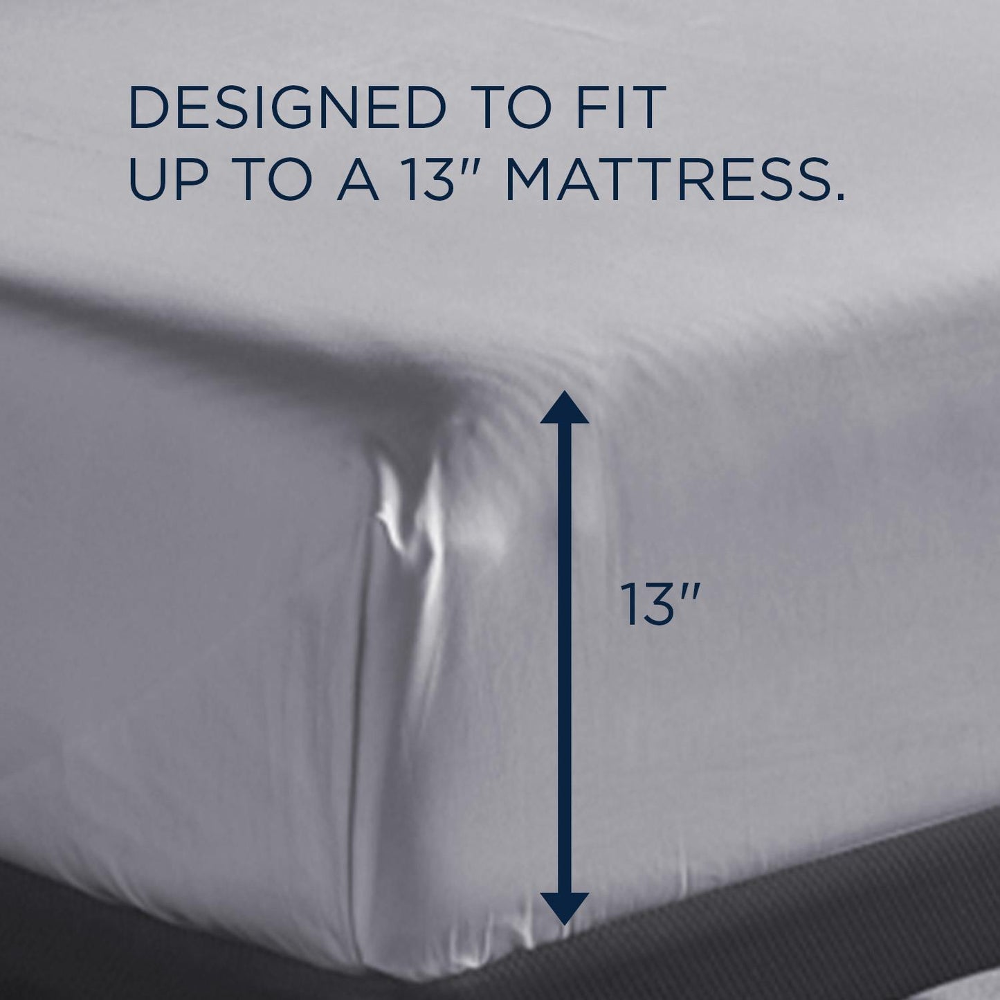  Tempur-Pedic TEMPUR Classic Cotton Sheet Set Sleepy Silver Mist (California King ) IMAGE 3