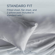  Tempur-Pedic TEMPUR Classic Cotton Sheet Set Sleepy Silver Mist (King) IMAGE 11