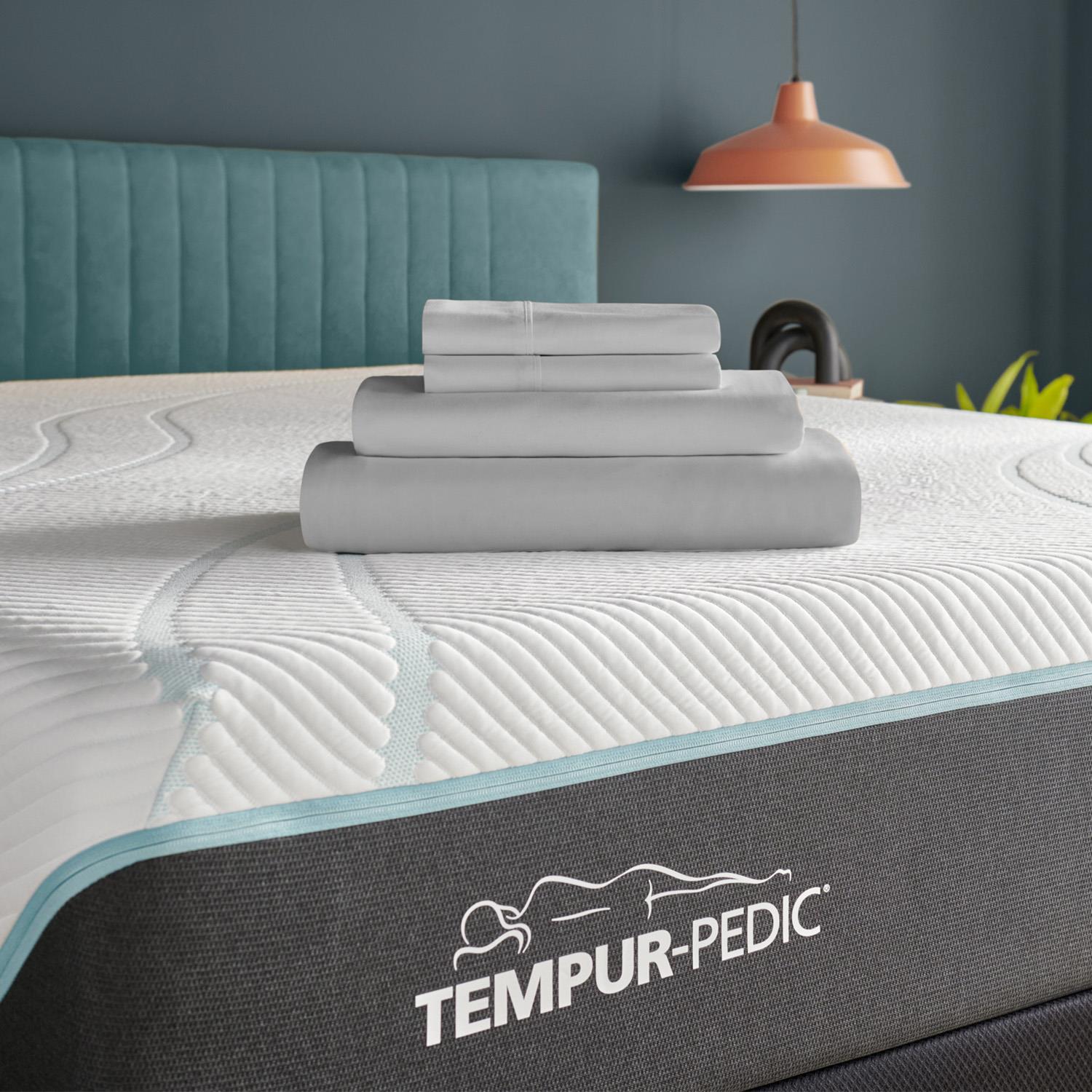  Tempur-Pedic TEMPUR Classic Cotton Sheet Set Sleepy Silver Mist (Split King) IMAGE 1